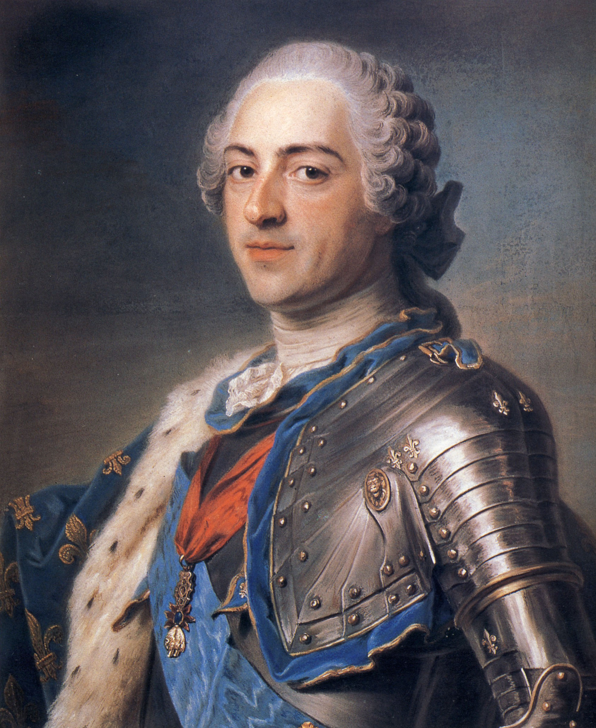 Portrait of King Louis XV, 1748 - Maurice Quentin de La Tour - 0