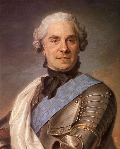 Portrait of Maurice of Saxony - 莫里斯·康坦·德·拉圖爾