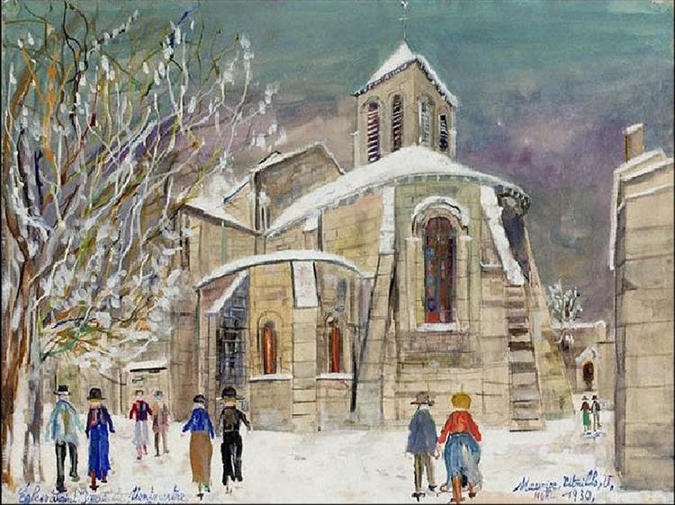 Church of St. Peter on Monmartre - Maurice Utrillo