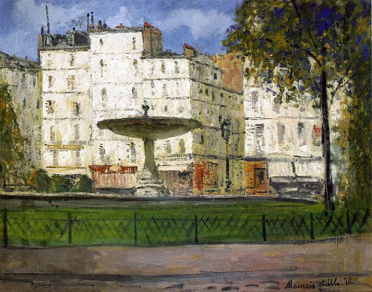 Place Pigalle - Maurice Utrillo
