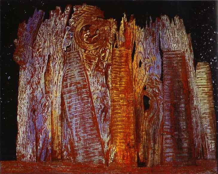 Vision Induced by the Nocturnal Aspect of the Porte St. Denis, 1927 - Max Ernst