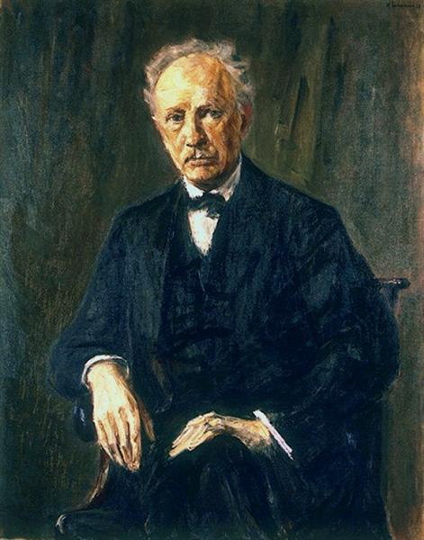 Portrait of Richard Strauss, 1918 - Max Liebermann