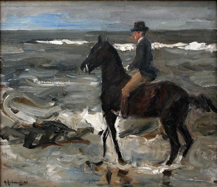 Rider on the Beach, 1904 - Макс Либерман