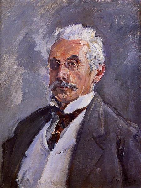 Portrait of Carl Steinbart, 1910 - Макс Слефогт