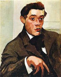 Portrait of Abraham Walkowitz - Max Weber
