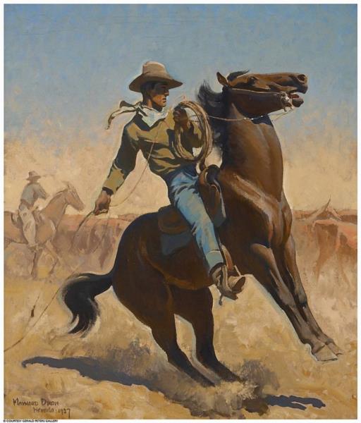 Cowpuncher, 1927 - Мейнард Диксон