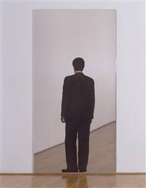 Standing Man (Mirror Painting) - Michelangelo Pistoletto