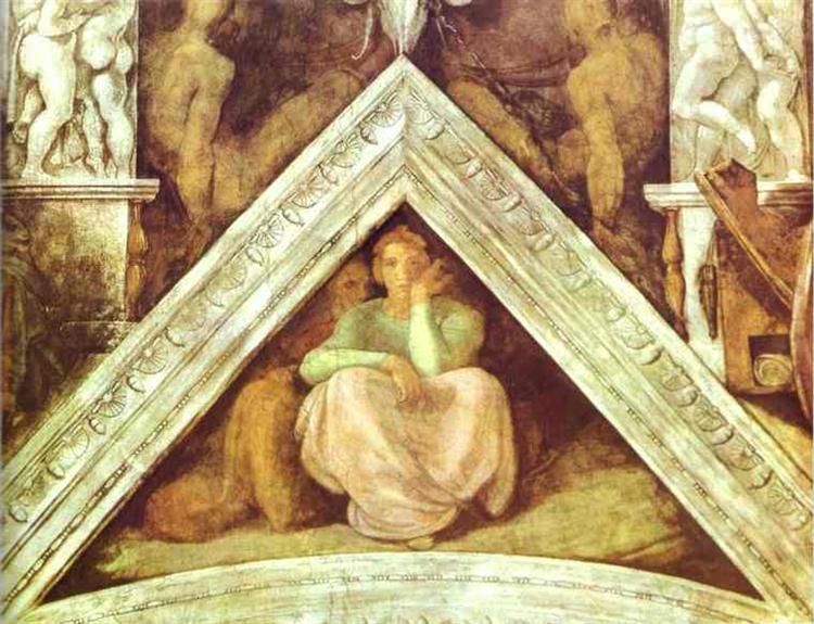 The Ancestors of Christ: Jesse, 1509 - Michelangelo