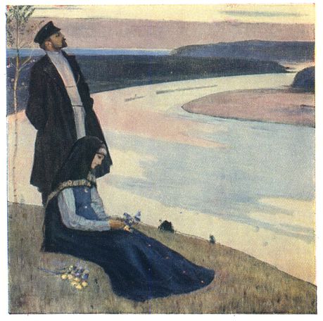 By Volga, 1905 - Mikhail Nesterov