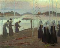 Hermit fathers and immaculate women - Mikhaïl Nesterov
