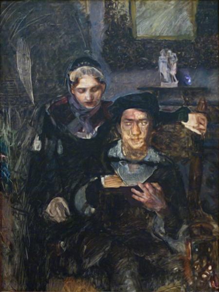 Гамлет і Офелія, 1884 - Михайло Врубель