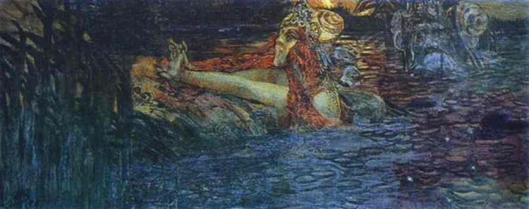 Прощання Морського царя з царівною Волховою, 1898 - Михайло Врубель