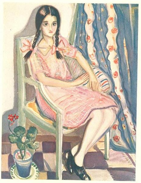 Contemporânea magazine, No. 6 (watercolour), 1922 - Мили Поссоз