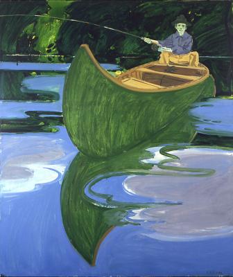 Man in Canoe.jpg, 1966 - Neil Welliver