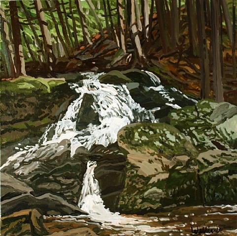 Estudo das Cachoeiras - Jam Brook, 1996 - Neil Welliver