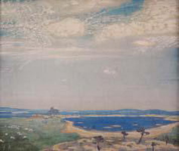 Древний пейзаж, 1910 - Николай  Рерих