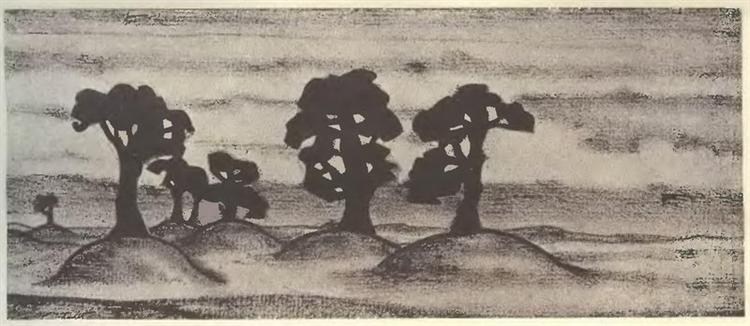 Barrows, 1915 - Nikolái Roerich