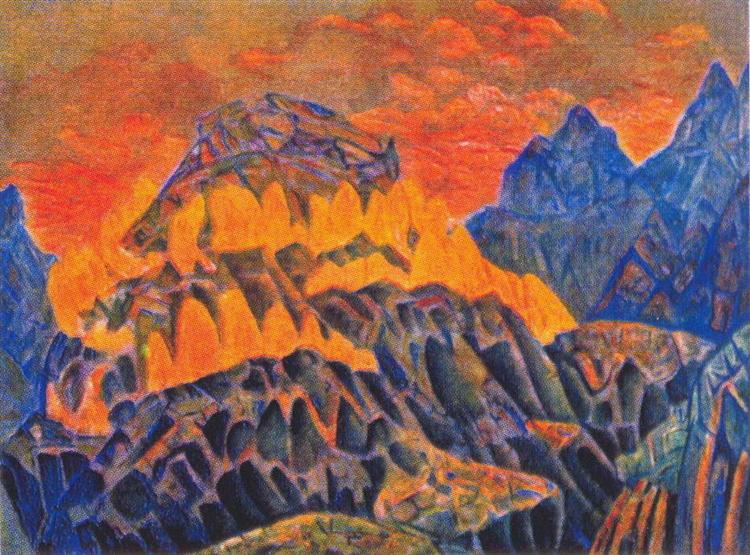 Fire paternoster, 1907 - Nikolai Konstantinovich Roerich