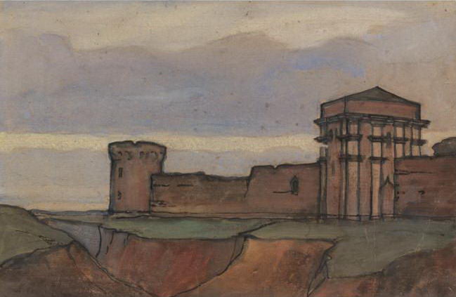Fortress, 1909 - Николай  Рерих