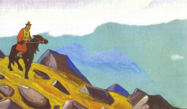 Genghis Khan, c.1945 - Nicolas Roerich