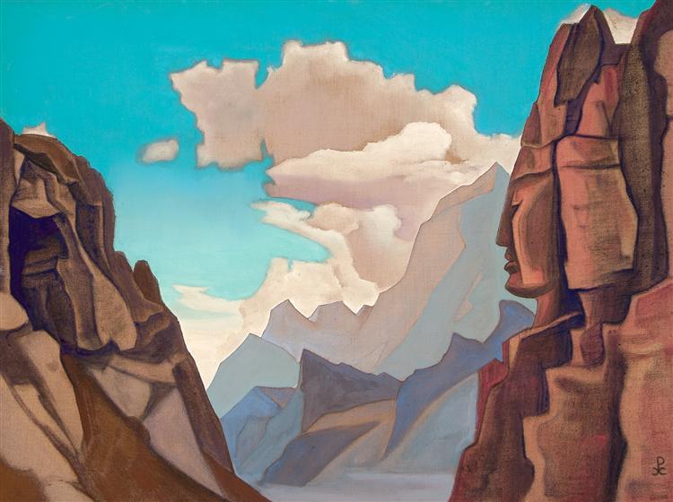 Great spirit of Himalayas, 1934 - Nicolas Roerich