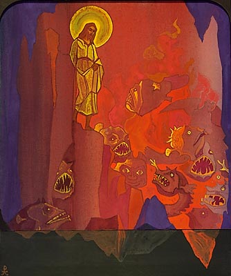 Сошествие во ад, 1933 - Николай  Рерих
