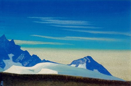 Himalayas. Morning., 1938 - Николай  Рерих
