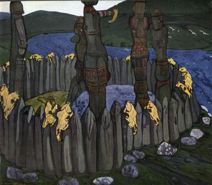 Idols, 1901 - Nicholas Roerich