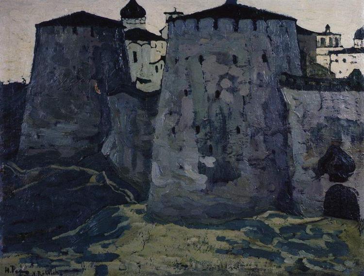 Izborsk. Towers., 1903 - Николай  Рерих