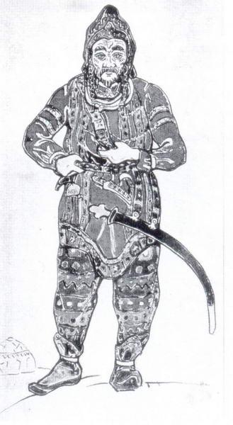 Konchak, 1909 - Nikolái Roerich