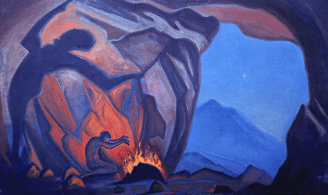 Magician, 1943 - Nikolai Konstantinovich Roerich