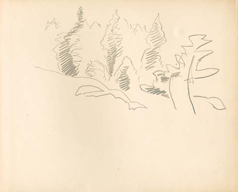 Monhegan (study), 1922 - Nikolai Konstantinovich Roerich