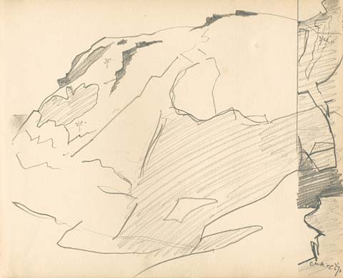 Monhegan (study), 1922 - Nicolas Roerich