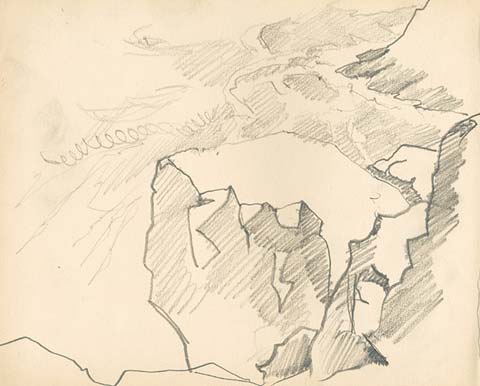 Monhegan (study), 1922 - Nicholas Roerich