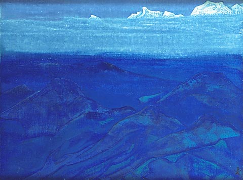 Mountains Soshing, 1924 - Микола Реріх