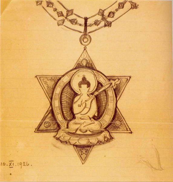 Order of the Buddha all-conquering, 1926 - Nikolai Konstantinovich Roerich
