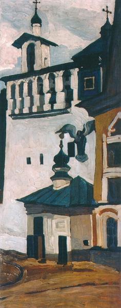 Pechora. A large belfry., 1903 - Nicolas Roerich