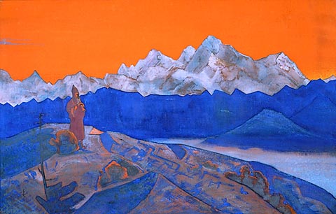 Red Lama, 1924 - Николай  Рерих