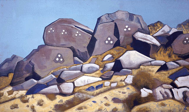 Rocks of Mongolia, 1933 - Nikolai Konstantinovich Roerich