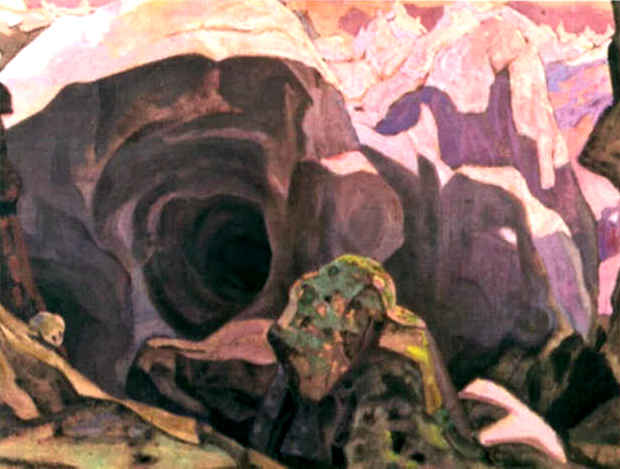 Scene design for "Peer Gynt", 1911 - Nicholas Roerich