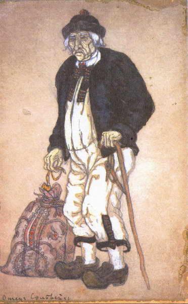 Solveig's father, 1912 - Николай  Рерих