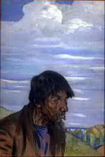 Sorcerer, 1909 - Nikolai Konstantinovich Roerich