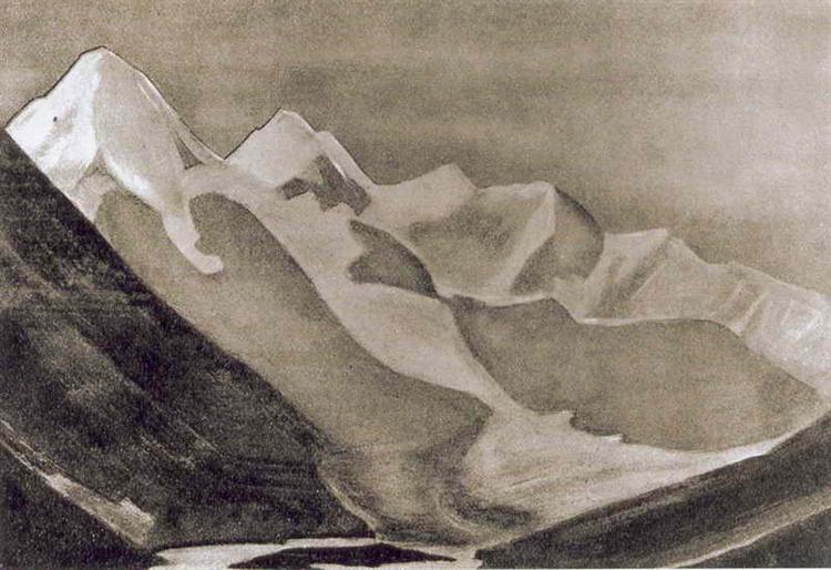 Study of Belukha, 1926 - Nikolái Roerich