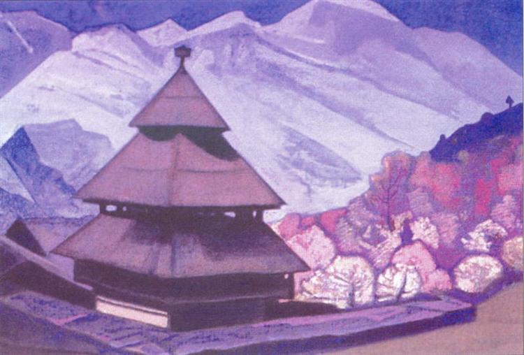 Temple of Tripura Sundari, 1932 - Nicholas Roerich