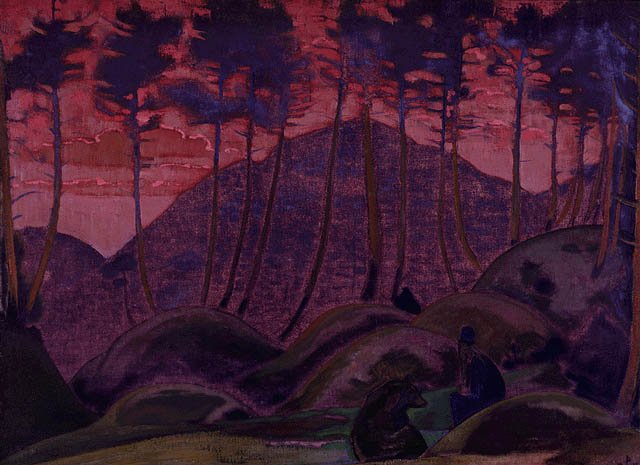 Язык леса, 1922 - Николай  Рерих