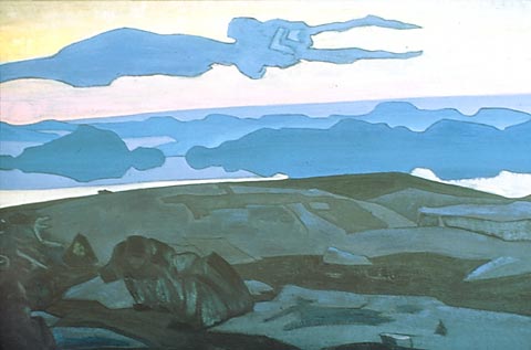 Thinking, 1918 - Nikolai Konstantinovich Roerich