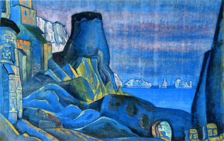 Tristan's castle, 1922 - Nicolas Roerich