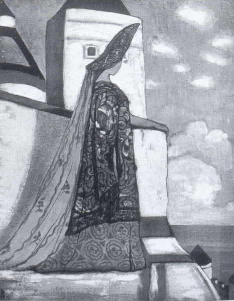 Tsarina, 1921 - Nicolas Roerich
