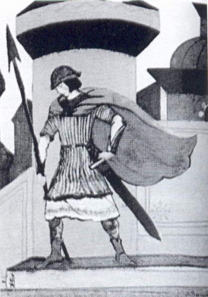 Warrior, 1919 - Nikolái Roerich