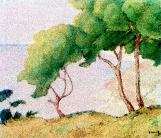 Forest Edge (Balcic), 1933 - Nicolae Tonitza